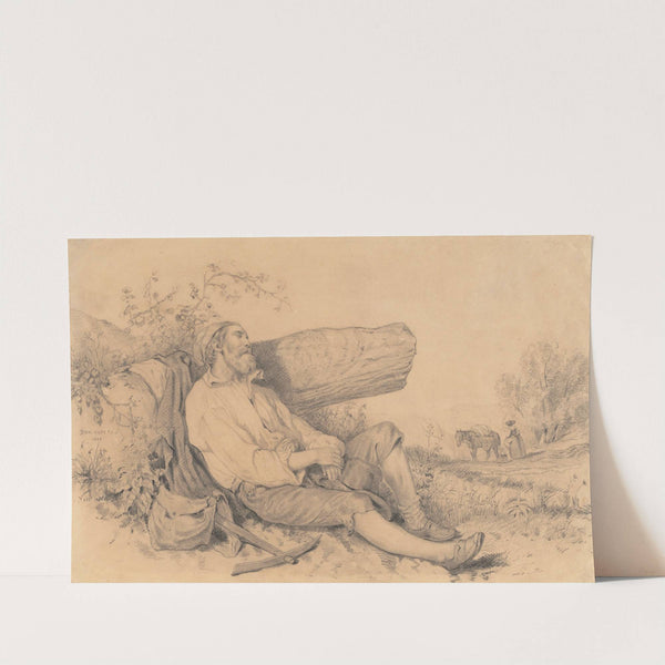 Sleeping Field Worker (1842) by Dominique Louis Papety
