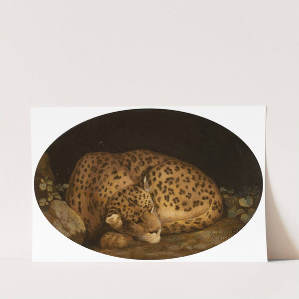 Sleeping Leopard (1777) by George Stubbs