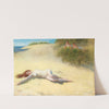 Sleeping Nude On A Beach by Pierre Carrier-Belleuse