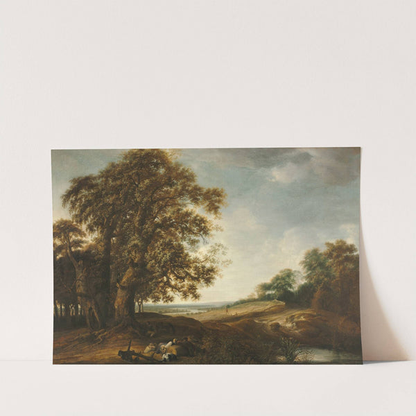 Sleeping Peasants near Fields (Parable of the Weeds) by Simon de Vlieger