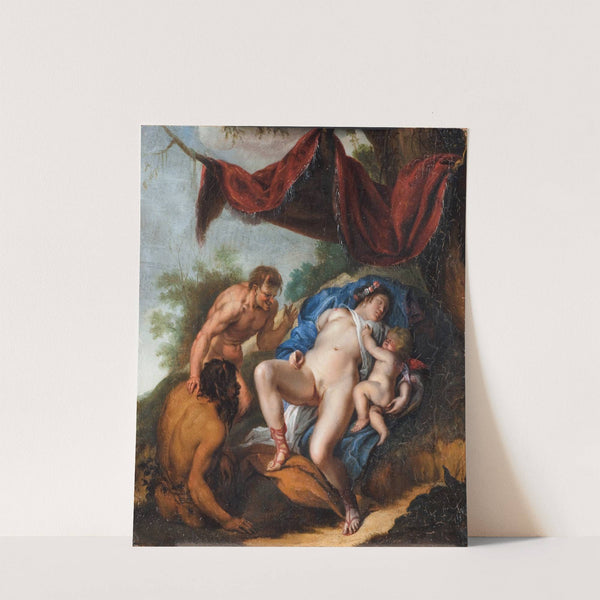 Sleeping Venus with Cupid Watched by Satyrs by Anonymous