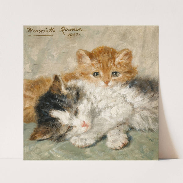 Sleepy Kittens (1900) by Henriëtte Ronner-Knip