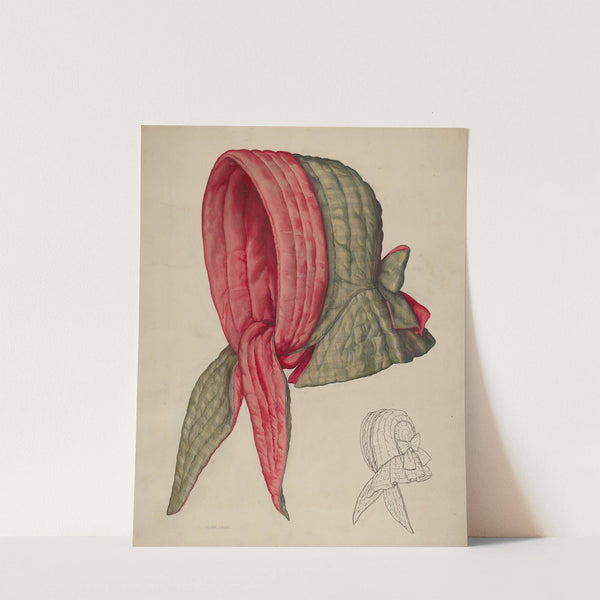 Sleighing Bonnet by Lillian Causey