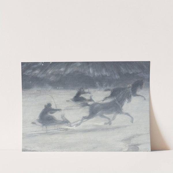 Sleighing on the Ice by J.A.G. Acke