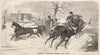 Sleighing on the Road, Brighton, near Boston (1859)