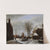 Slijpsteenmarkt (Whetstone Market) in Amsterdam with the Building ‘Het Zeerecht’ in Winter (The Slypsteenen at Amsterdam) (1817) by George Pieter Westenberg