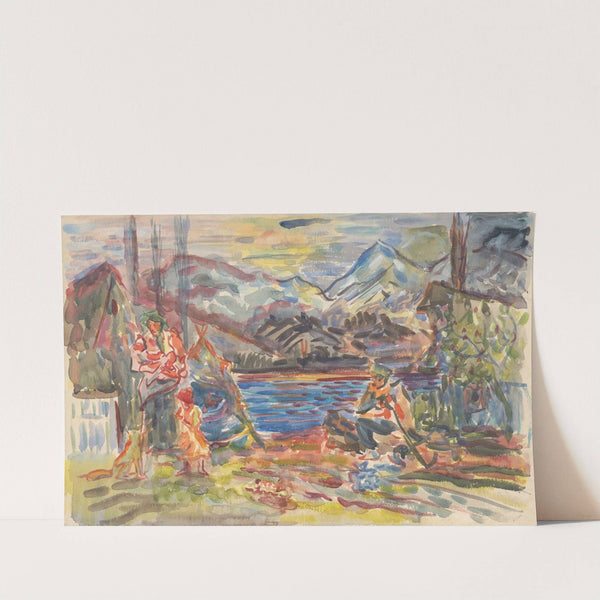 Slovak Family by Arnold Peter Weisz-Kubínčan