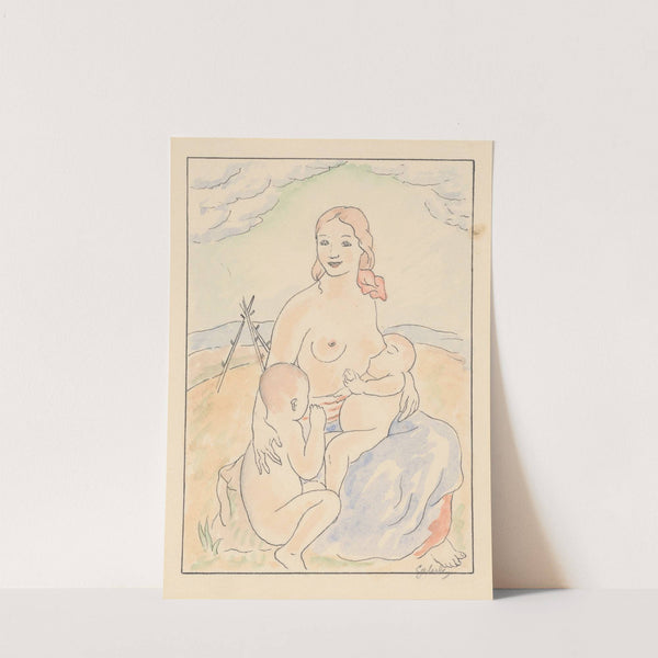 Slovak mother by Mikuláš Galanda