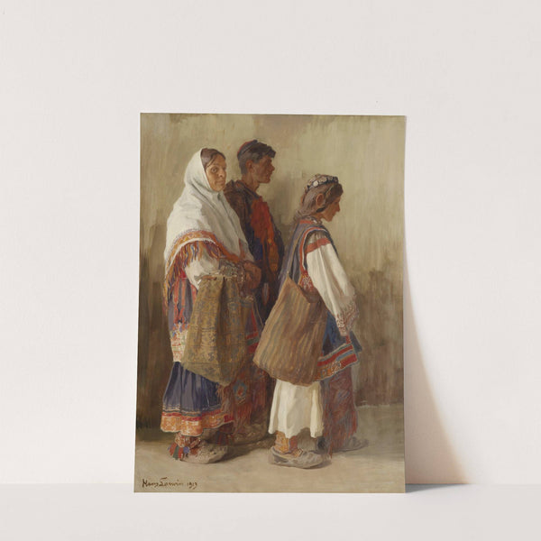 Slowakische Bauern (1913) by Hans Larwin