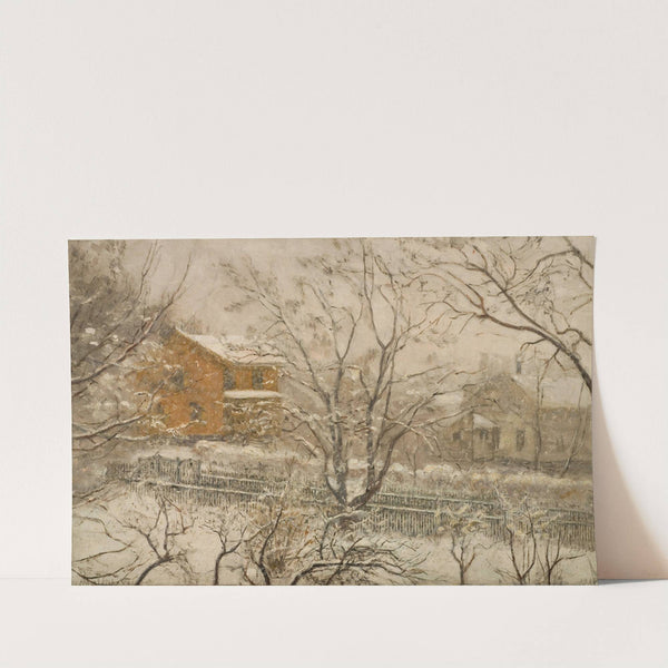 Sludd. Fra ateliervinduet by Amaldus Nielsen