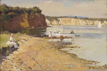 Slumbering sea, Mentone