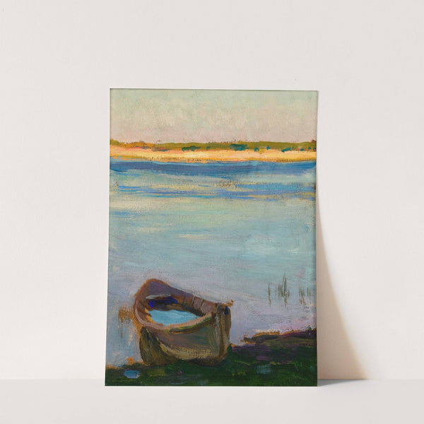 Small Boat on the River by Jan Stanislawski