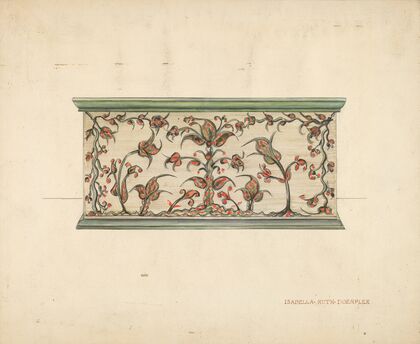 Small Decorated Box (front view)