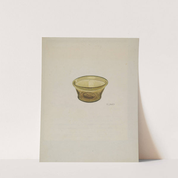 Small Glass Bowl by V.L. Vance