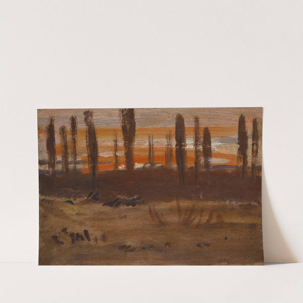 Small Landscape (Evening Ambiance) by Hans Sandreuter