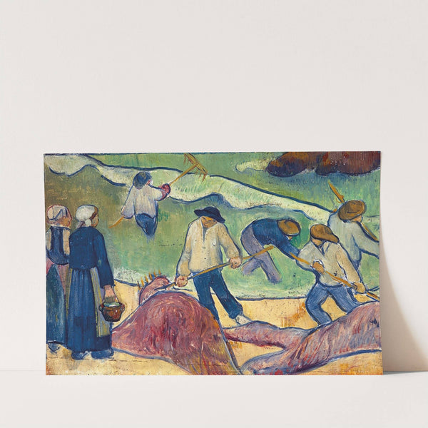 Small Landscape with Seaweed Fishermen by Paul Sérusier