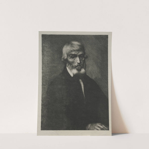Small Portrait of Thomas Carlyle (1875) by Alphonse Legros