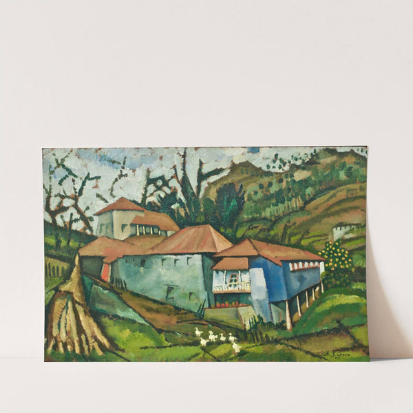 Small River House by Amadeo de Souza-Cardoso