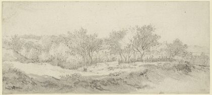 Small section of a tree with a fence