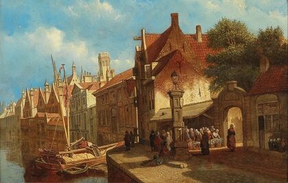 Small Vegetable Market in Rheims