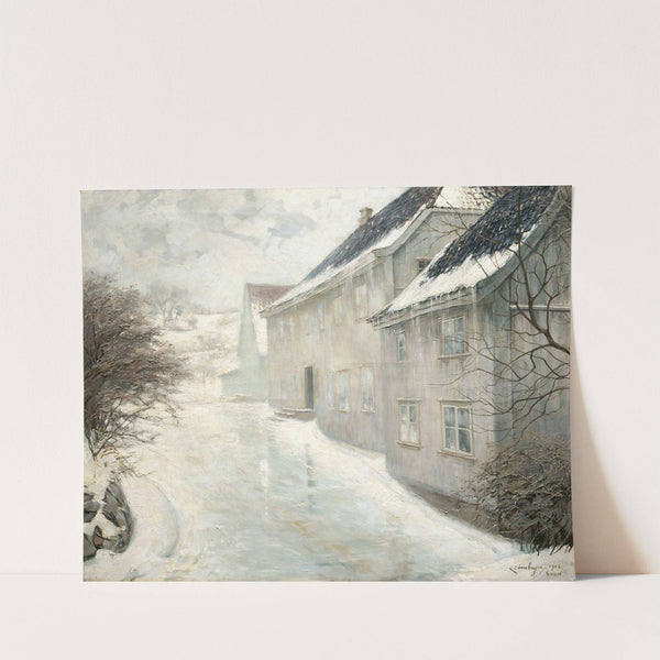 Smeltende sne by Karl Dørnberger