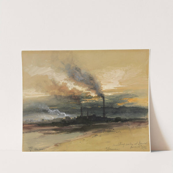 Smelting Works at Denver by Thomas Moran