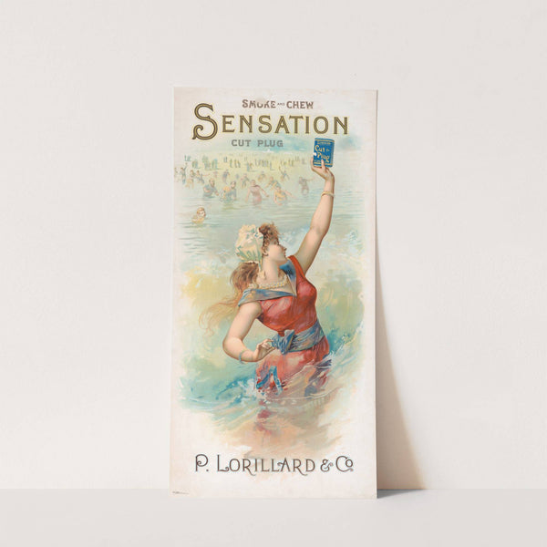 Smoke and chew Sensation cut plug by Geo. S. Harris & Sons