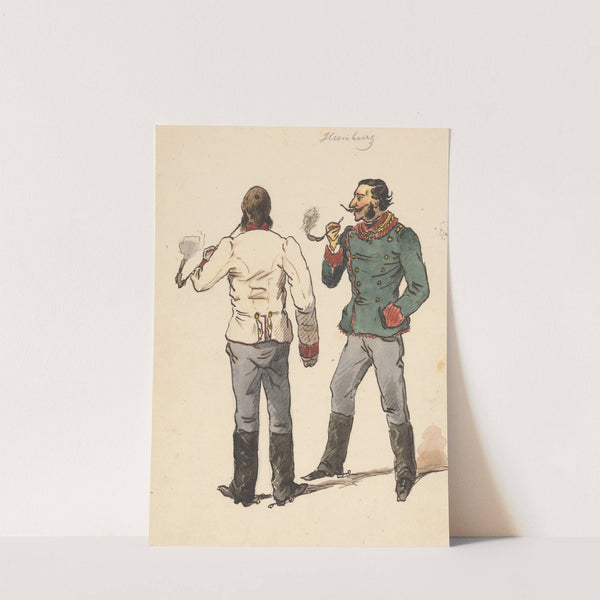 Smokers by Friedrich Carl von Scheidlin