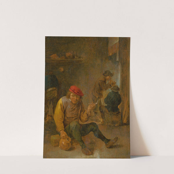 Smoking Peasants (Pipe Smokers) by After David Teniers
