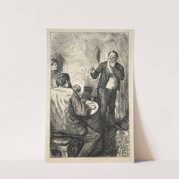 Smoking Strictly Prohibited (1868) by Charles Samuel Keene