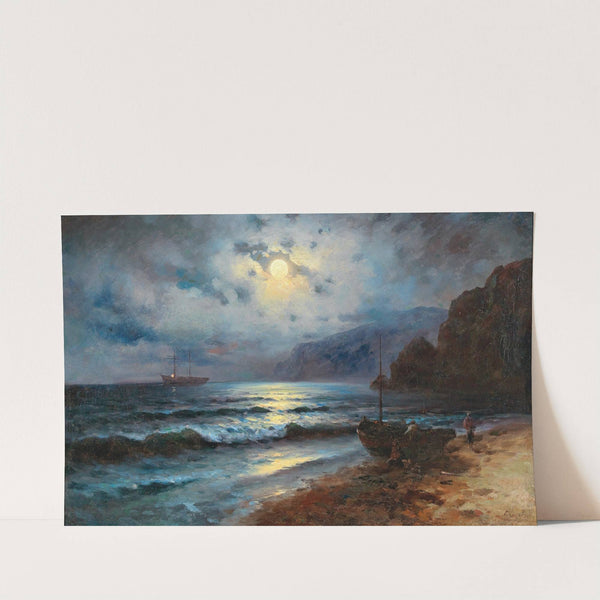 Smugglers on the Crimean Coast by Grigori Ivanovitch Kapustin
