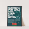 Smuggling pets could bring rabies into Britain by Ministry of Agriculture, Fisheries and Food