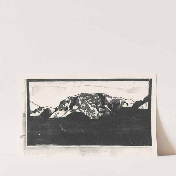 Sneeuw op het Hollengebirge (1926) by Reijer Stolk