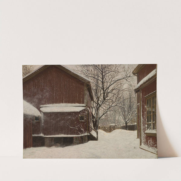 Snefokk i Majorstuveien 8 by Amaldus Nielsen