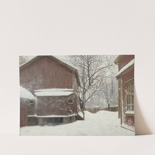 Snefokk i Majorstuveien 8 by Amaldus Nielsen