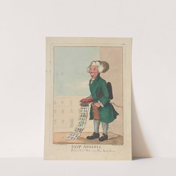 Snip Anglois. (1773) by Henry William Bunbury