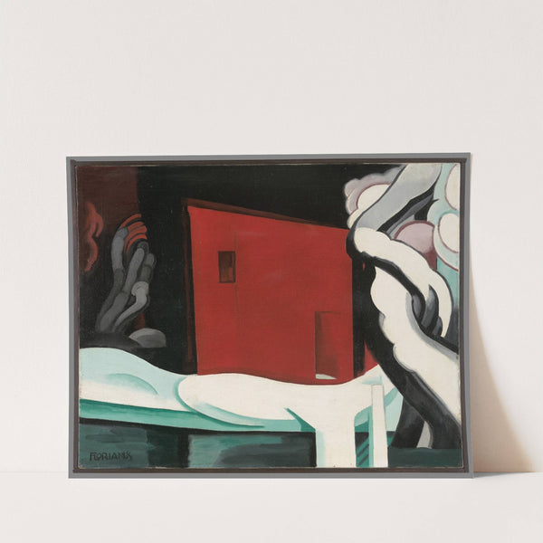 Snow and Glow by Oscar Bluemner