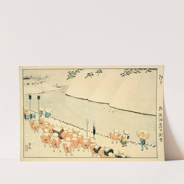 Snow at Soto-Sakurada, Kasumigaseki by Kobayashi Kiyochika