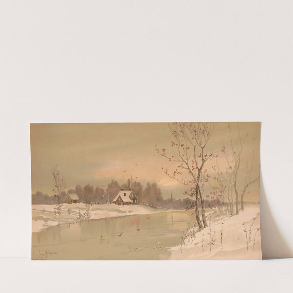 Snow bound (1888) by Louis Kinney Harlow