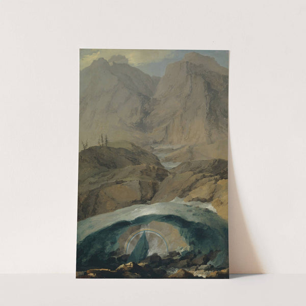 Snow Bridge and Rainbow in the Gadmen Valley (1778) by Caspar Wolf