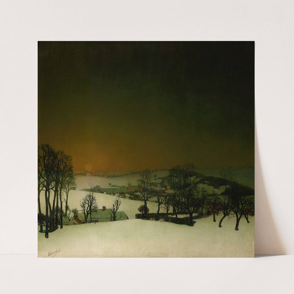 Snow in Flanders (1928) by Valerius De Saedeleer