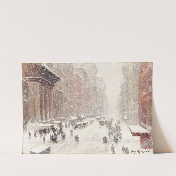 Snow Storm On The Avenue by Guy Carleton Wiggins