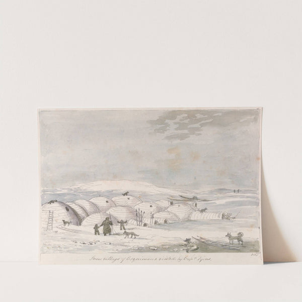 Snow Village of Inuit visited by Captain Lyons by Charles Hamilton Smith