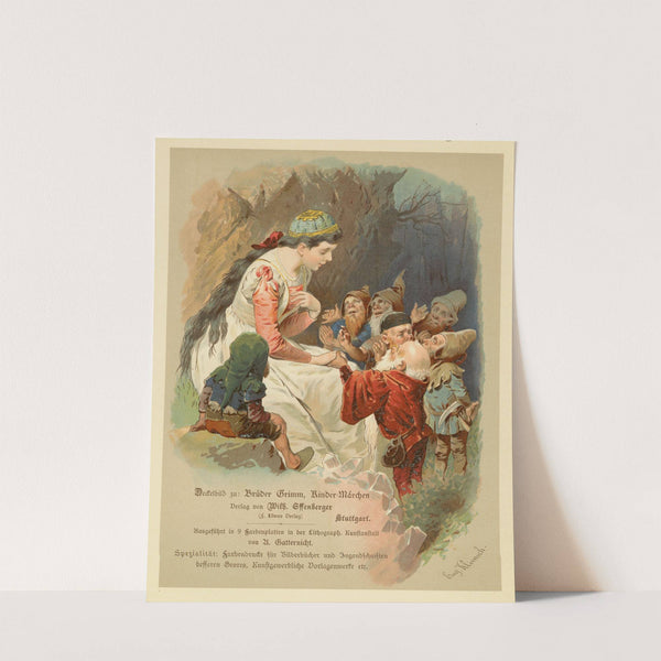 Snow White and the dwarfs (1895) by Eugen Klimsch