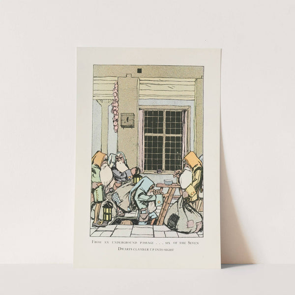 Snow White and the seven dwarfs Pl.07 by Charles Buckles Falls