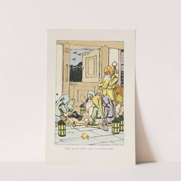 Snow White and the seven dwarfs Pl.11 by Charles Buckles Falls