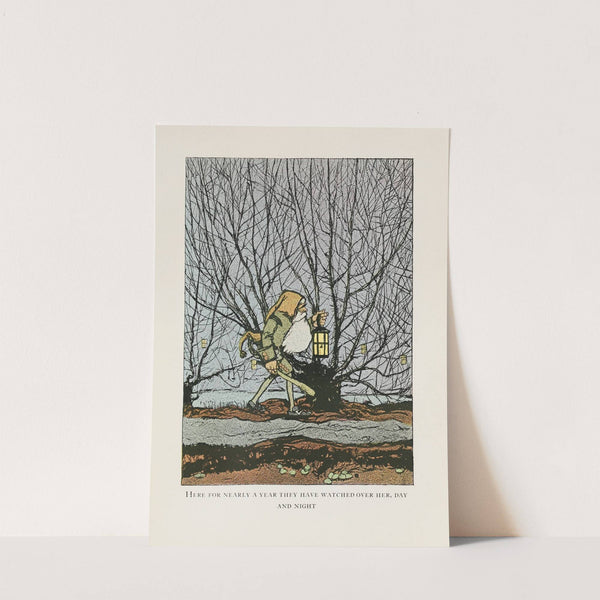 Snow White and the seven dwarfs Pl.13 by Charles Buckles Falls