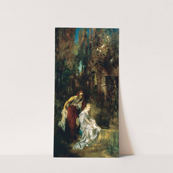 Snow White Receives The Poisoned Comb by Hans Makart