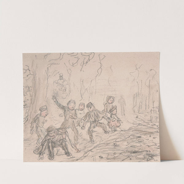 Snowballing by John Leech