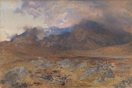 Snowdon, after an April Hailstorm